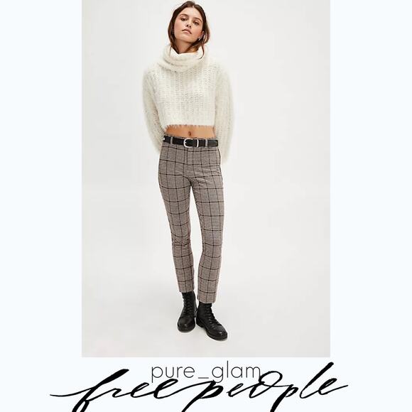 Free People plaid pants - Picture 8 of 9